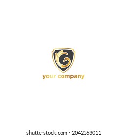 High Resolution Security Gold Logo Example