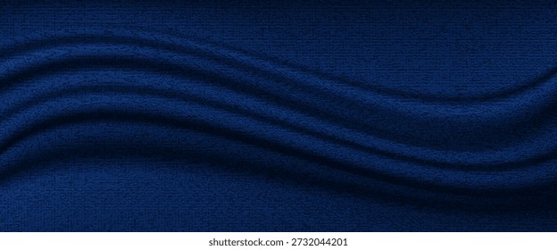 Una alta resolución de un fondo azul sedoso.
