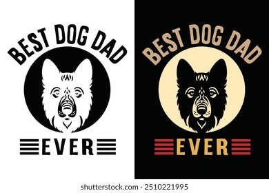 High resolution T-shirt illustration for printing. Dog t-shirt illustration. 