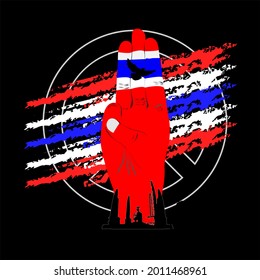 High resolution vector illustration depicting the need for freedom.