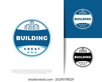 Design de Ilustração de Ícone de Edifício Alto