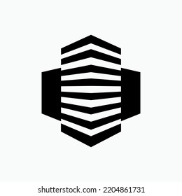 High Rise Building Icon. Landmark, Metro Symbol - Vector.