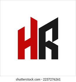 High Rise Text Logo, building or skyscraper Design Template