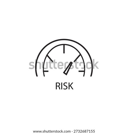 high risk icon illustration element design