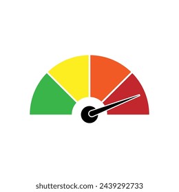 High Risk Icon. Parameter, Top Indicator Symbol.