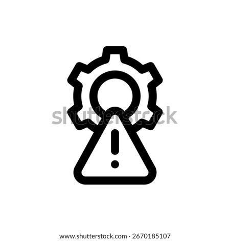 High risk warning design vector perfect for danger and caution graphics