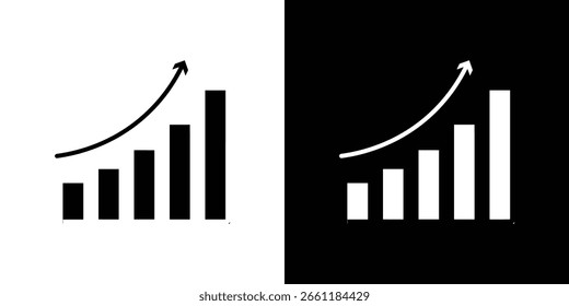 High Sales icon of a flat style vector