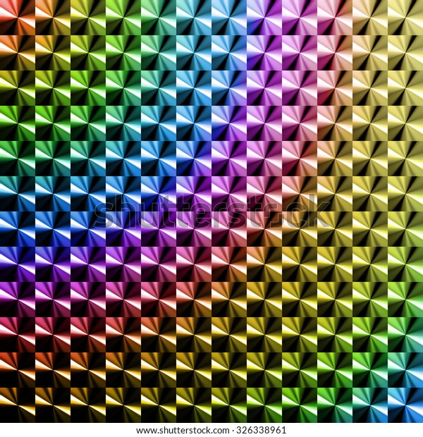 高彩色ホログラムシール のベクター画像素材 ロイヤリティフリー