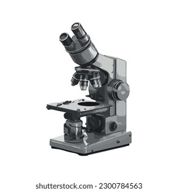 High scale magnification reveals bacterium in scientific experiment isolated