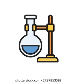 High School Chemistry Icon Vector Illustration