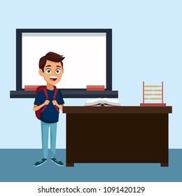 High school education cartoon