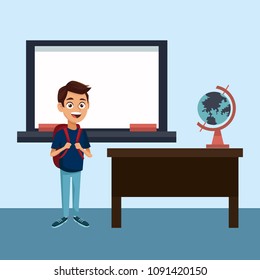 High school education cartoon