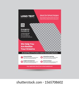High School Education Flyer,
Business Flyers Vector Design,