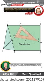 Ensino médio, ensino médio, modelo de pergunta do exame, aulas numéricas, aulas verbais, Problemas da próxima geração, pai, menina, para professores, editável