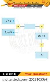 High school, middle school, exam question template, numerical lessons, verbal lessons, Next generation problems, for teachers, editable, eps