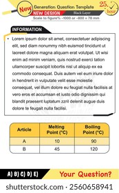 High school, middle school, exam question template, numerical lessons, verbal lessons, Next generation problems, for teachers, editable, eps