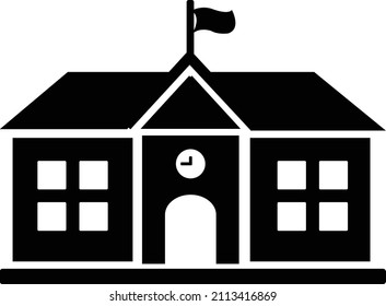 High School Modern Simple Vector Icon