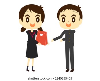 High school student Valentine