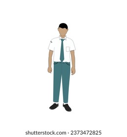 high school uniform. Senior High School