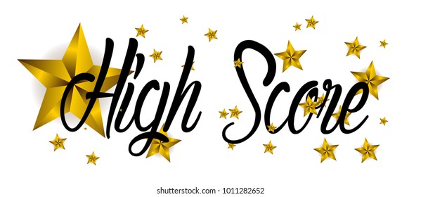 high score label for game experience