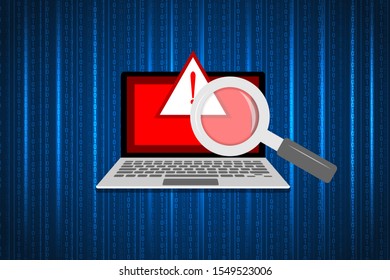 high security and protection. research and analysic problem on computer from cyberattack. technology privacy protection abstract background.