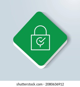 High Security Services icon vector design