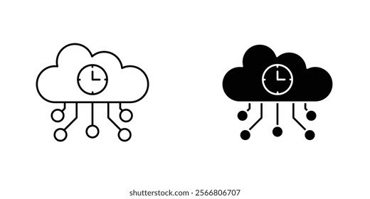High server uptime icons pack for apps and web UI designs