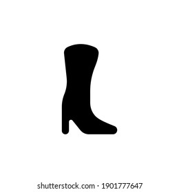 High Shoe icon in vector. Logotype