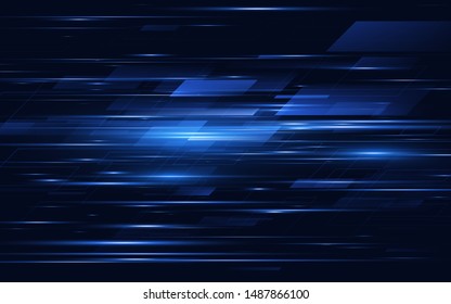 High speed. Abstract technology background. Vector illustration