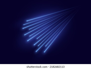 High speed. Abstract technology background concept.Motion speed and blur. Glowing white speed lines. Dynamic lines or rays. Light trail wave, fire path trace line. swirling filament curve