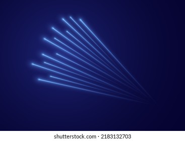 High speed. Abstract technology background concept.Motion speed and blur. Glowing white speed lines. Dynamic lines or rays. Light trail wave, fire path trace line. swirling filament curve
