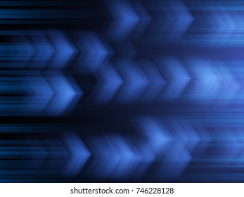 High speed abstract technology background. Vector illustration with arrows