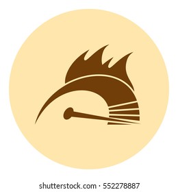 High speed burning symbol icon