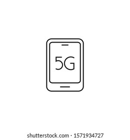 high speed communication - minimal line web icon. simple vector illustration. concept for infographic, website or app.