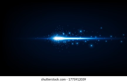 High speed concept. Arrow Light out technology background Hitech communication concept innovation background, vector design