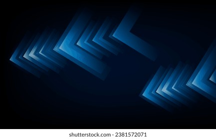 High speed concept Arrow Light out technology background Hitech communication concept innovation background, vector design