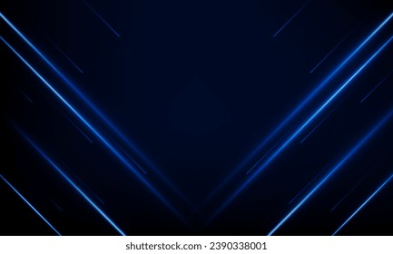 Concepto de alta velocidad Arrow up Light out Fondo tecnológico de tecnología Hitech concepto de comunicación fondo de innovación, diseño vectorial