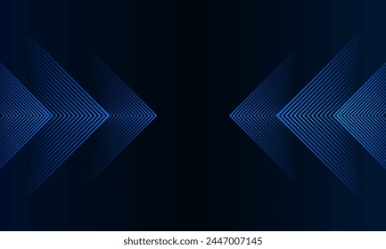 High speed concept Arrow up Light out technology background Hitech communication concept innovation background, vector design