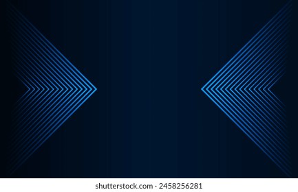 High speed concept Arrow up Light out technology background Hitech communication concept innovation background, vector design
