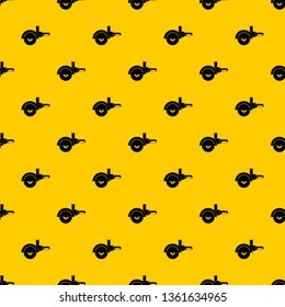 High speed cut off machine pattern seamless vector repeat geometric yellow for any design