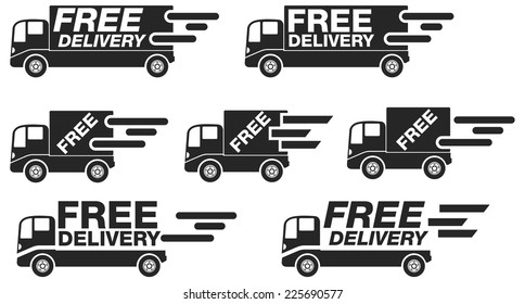 High Speed Delivery Van - Illustration