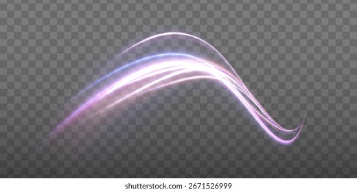 El movimiento de efecto de alta velocidad desenfoca las luces de la noche azul y rojo. Senderos futuristas de línea de luz de neón. Futurista, patrón de tecnología para el concepto de fondo de diseño de Anuncio o póster.	

