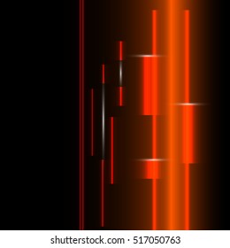 High speed fiber optic communications, drawing by hand vector and digital illustration created without reference image.