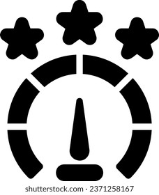 high speed glyph icon illustration vector