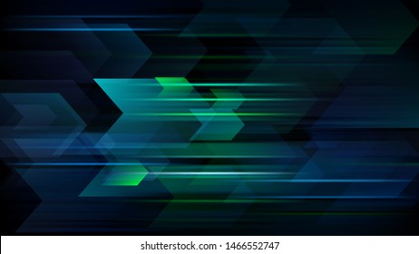 High Speed. Hi-tech. Abstract Technology Background. Vector Illustration