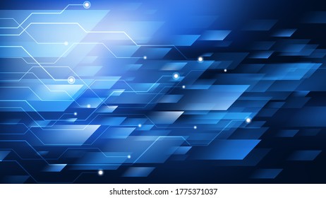 High speed. Hi-tech. Abstract technology background. Vector illustration