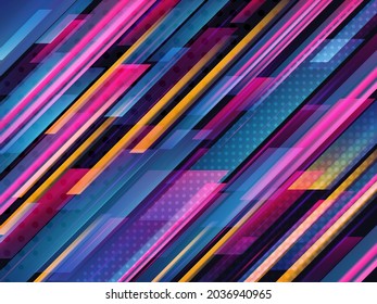 High speed. Hi-tech. Abstract technology background. Vector illustration