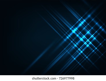 High speed. Hi-tech. Abstract technology background concept.Speed movement pattern and motion blur over dark blue background.
