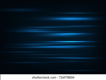 High speed. Hi-tech. Abstract technology background concept.Speed movement pattern and motion blur over dark blue background.
