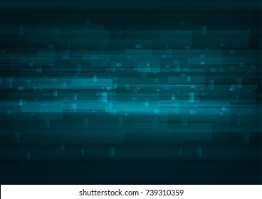 High speed. Hi-tech. Abstract technology background concept.Speed movement pattern and motion blur over dark blue background.